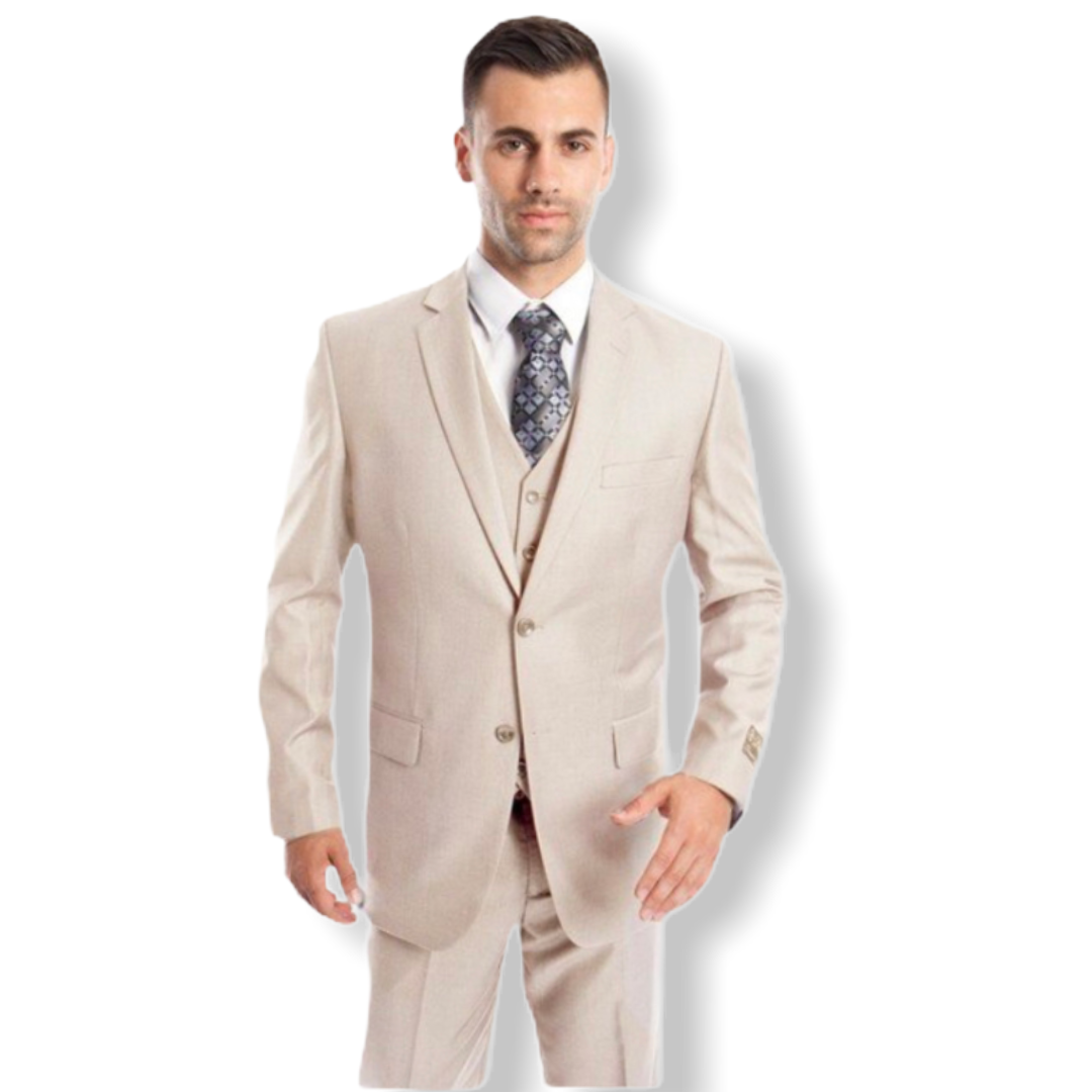 Demantie: Solid 3 pc. Modern Fit M302-34